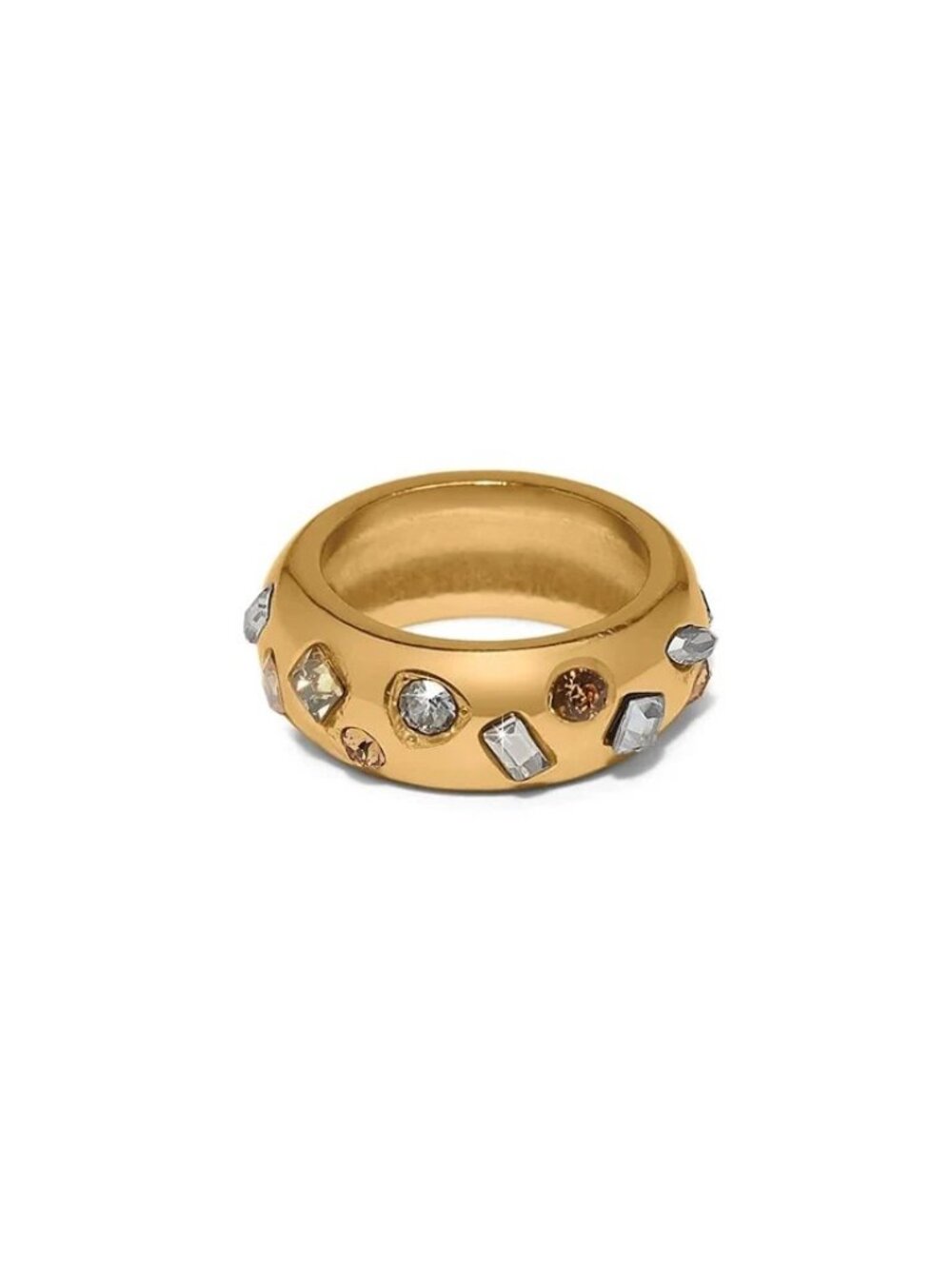 Brighton Love Messages B Radiant Ring   $108    J63503  NWT  gold  size 7